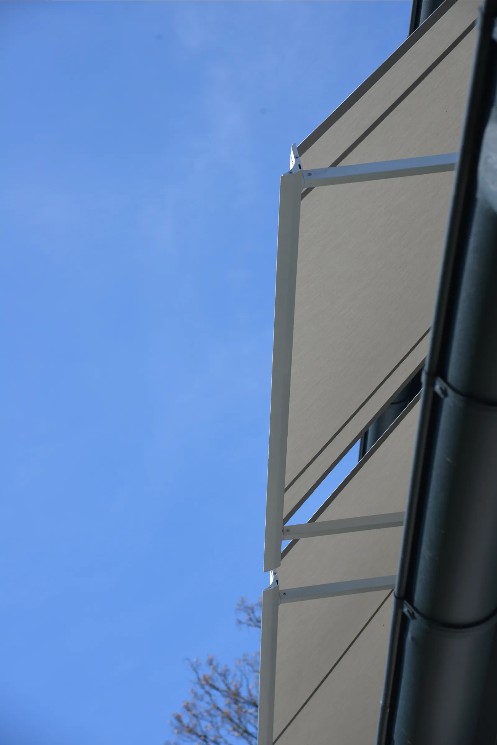 ROSSO Fenster-Markise mit Screen-Gewebe